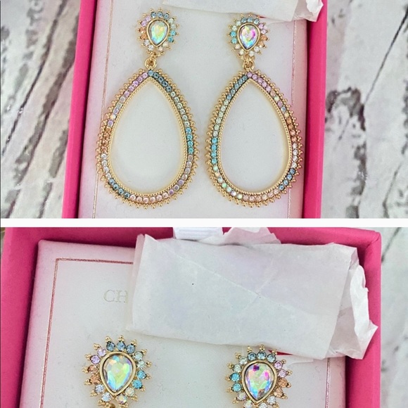 Christian Siriano Jewelry Christian Siriano Glass Dangle Earrings